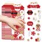 Big Dot of Happiness Jolly Santa Claus - Christmas Party Favor Kids Stickers - 16 Sheets - 256 Stickers